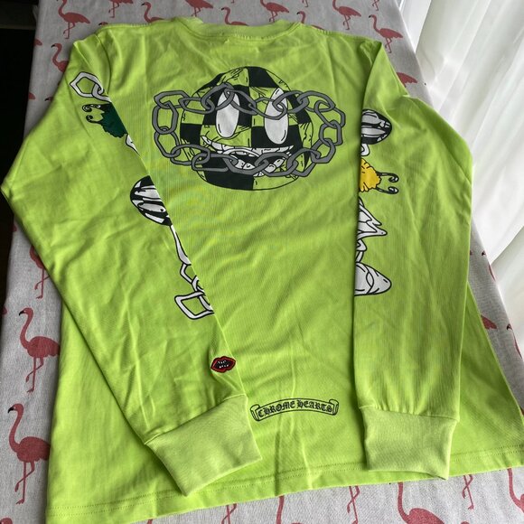 Chrome Hearts Matty Boy Green Pullover Sweatshirt - Picture 4 of 6